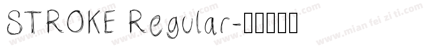 STROKE Regular字体转换